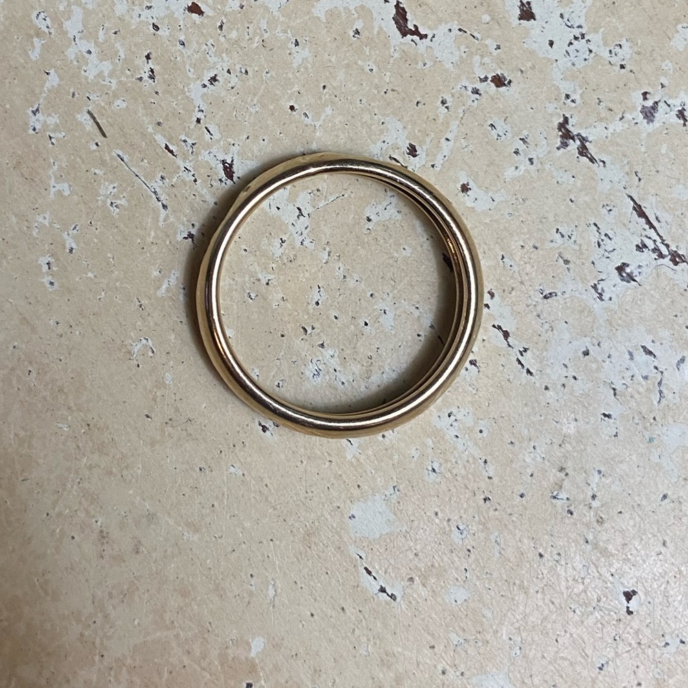 10k yellow gold MCM mid century atomic starburst star ring approximately size 6 - Picture 3 of 6